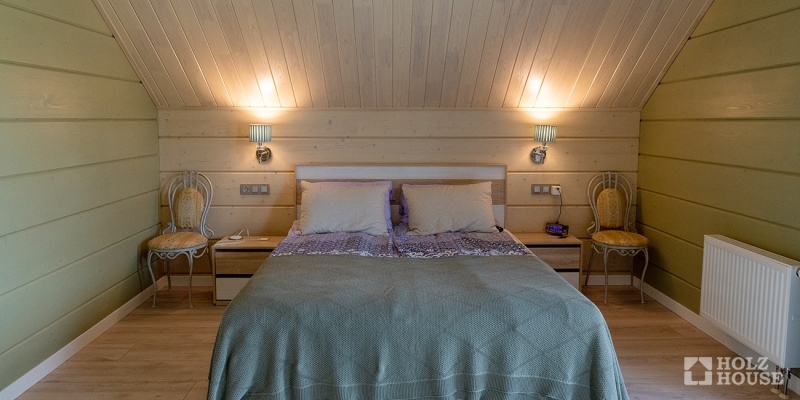 Дом из клееного бруса по проекту \"Прага-мини v.2\" Фото 24